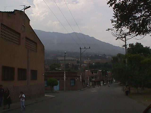 street scene of medellin